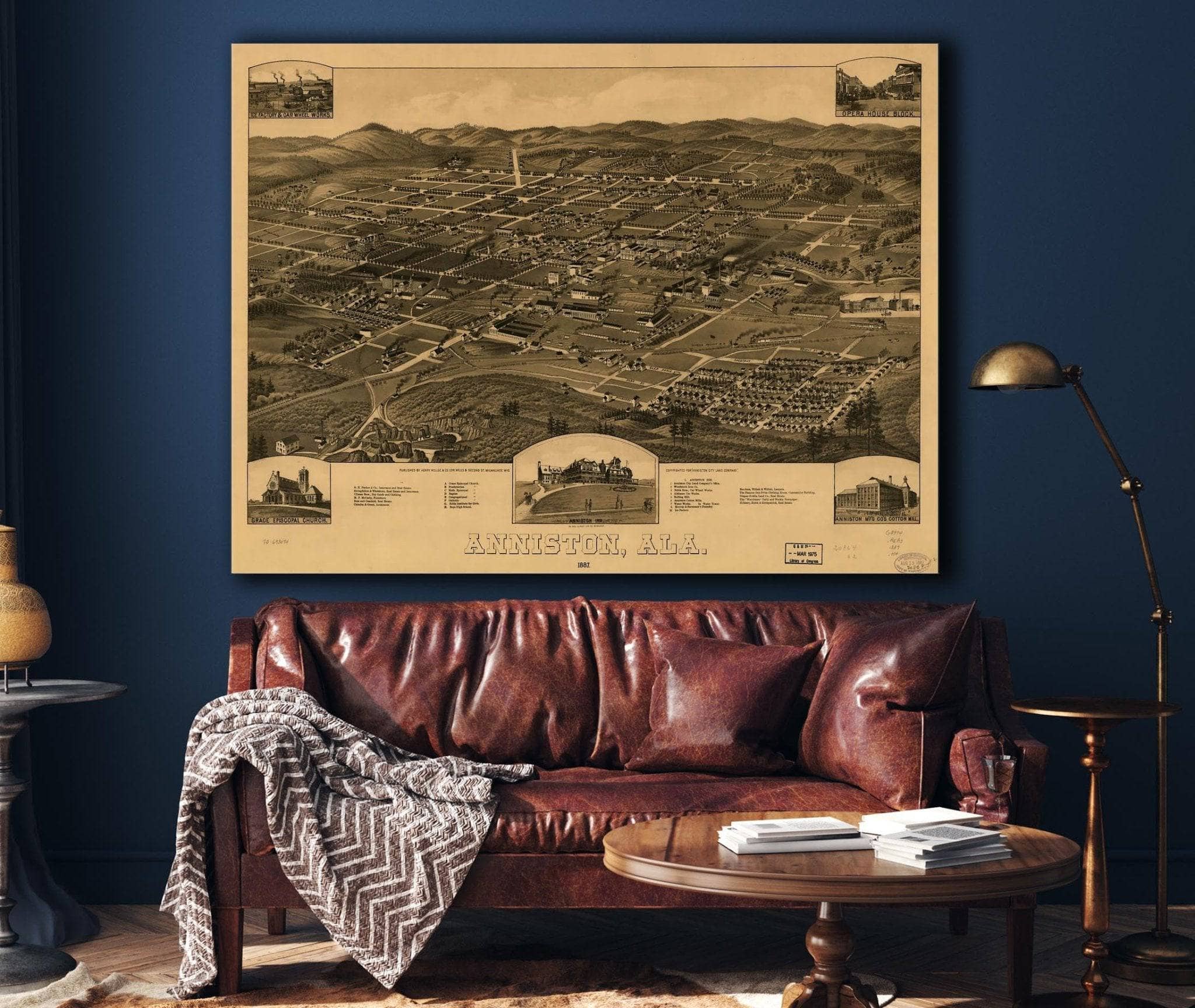 Anniston Ala 1887 State of Alabama