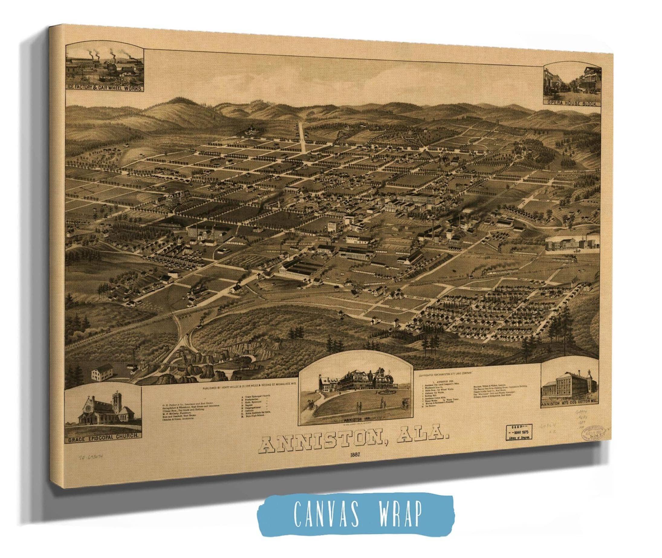 Anniston Ala 1887 State of Alabama