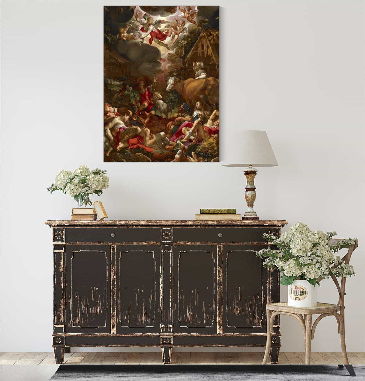 Annunciation To The Shepherds by Joachim Wtewael