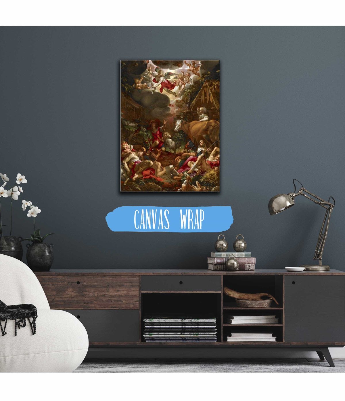 Annunciation To The Shepherds by Joachim Wtewael