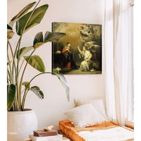 Annunciation To The Virgin  by Bartolome Esteban Murillo