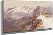 Ansicht Der Marmolata Vom Piz Boe Aus by Edward Theodore Compton