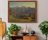 Ansicht Des Dachsteins Mit Dem Hallstattersee Ischl by Ferdinand Georg Waldmuller