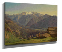 Ansicht Des Dachsteins Mit Dem Hallstattersee Ischl by Ferdinand Georg Waldmuller