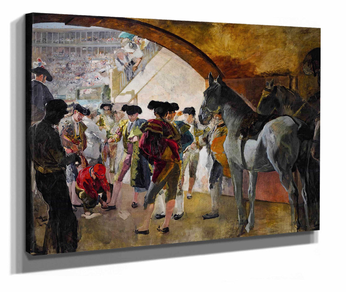 Antes De La Corrida Before The Bullfight by Joaquin Sorolla