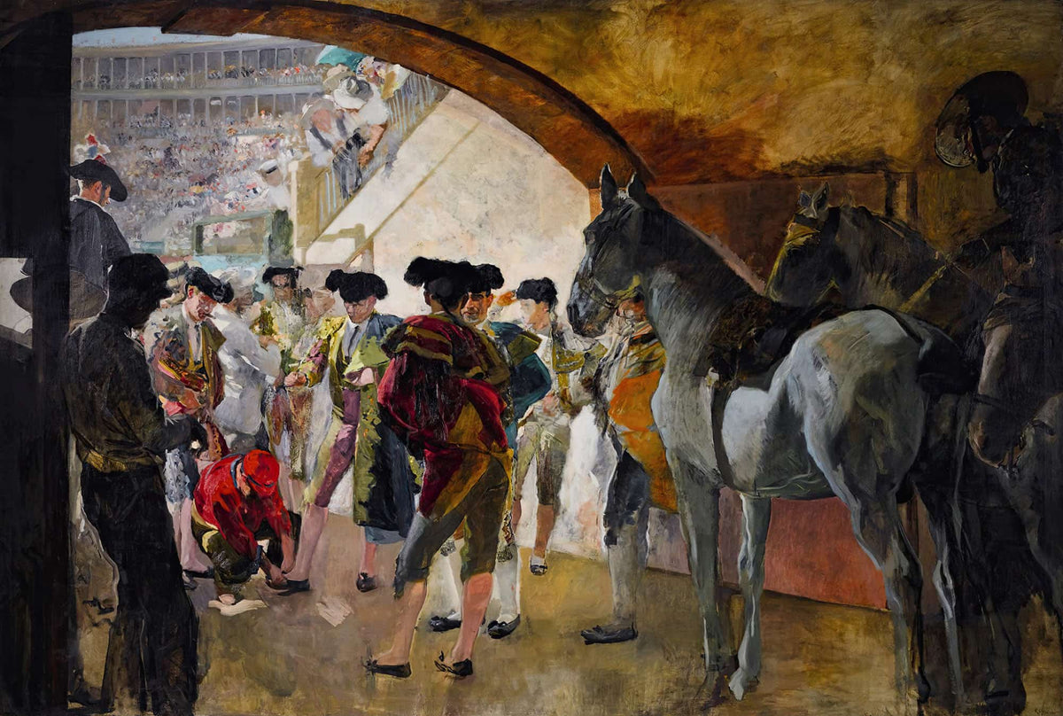 Antes De La Corrida Before The Bullfight by Joaquin Sorolla