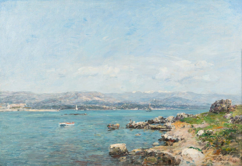 Antibes La Baie by Eugene Boudin