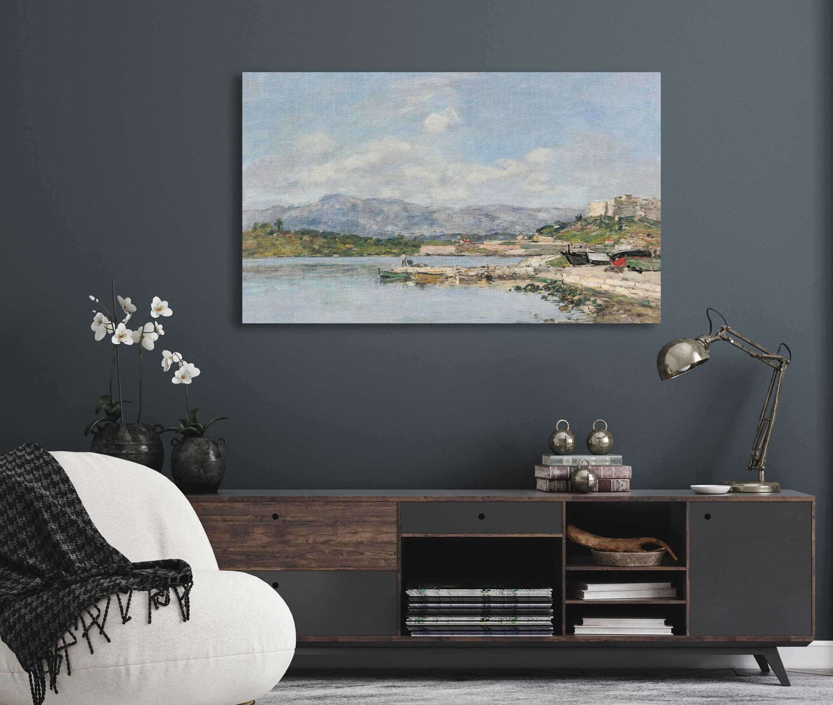 Antibes Le Fort Carre by Eugene Boudin