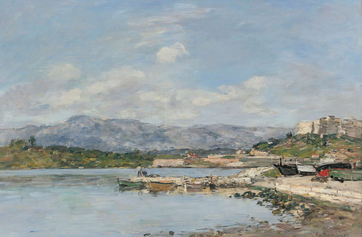 Antibes Le Fort Carre by Eugene Boudin