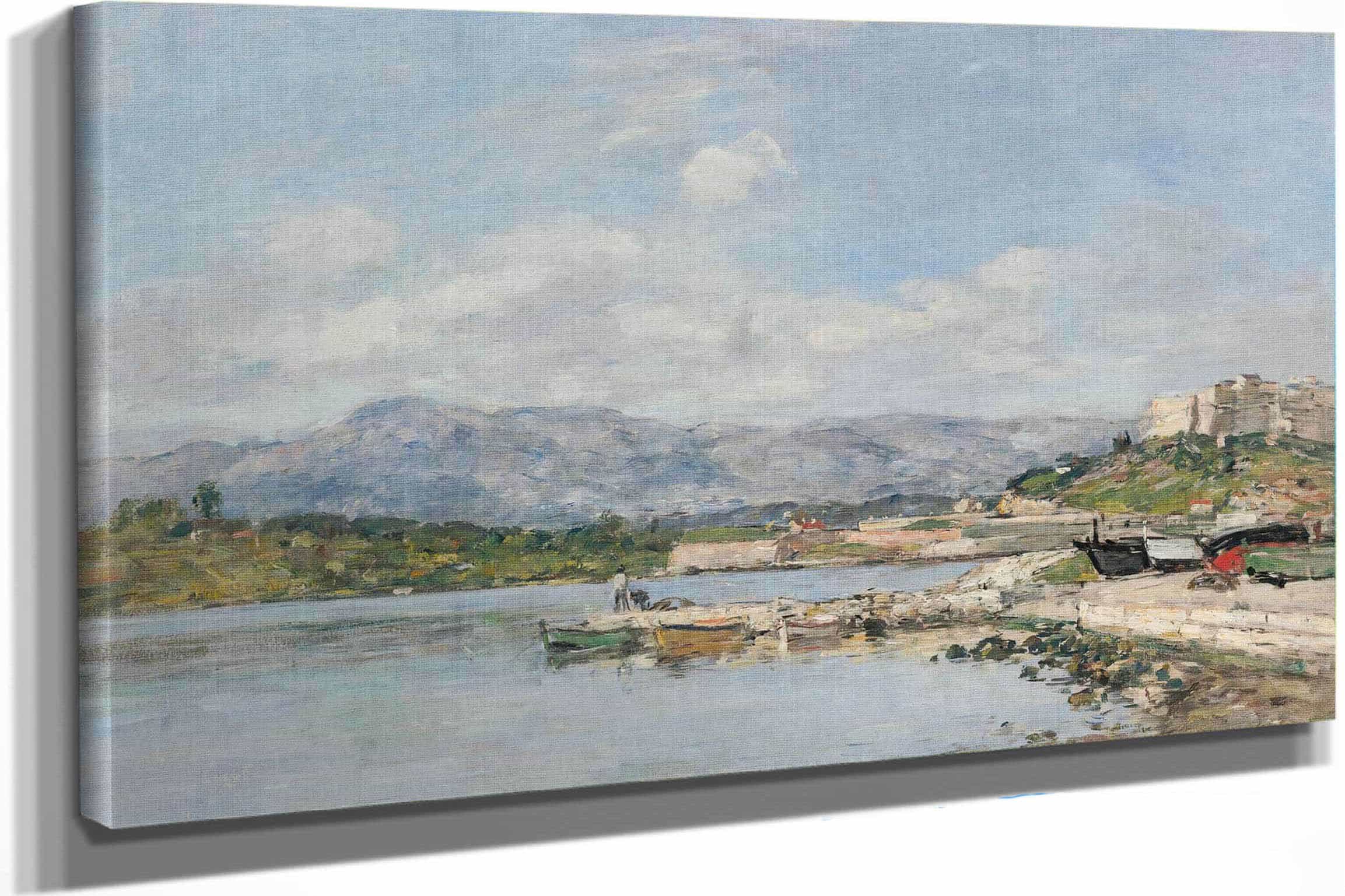 Antibes Le Fort Carre by Eugene Boudin