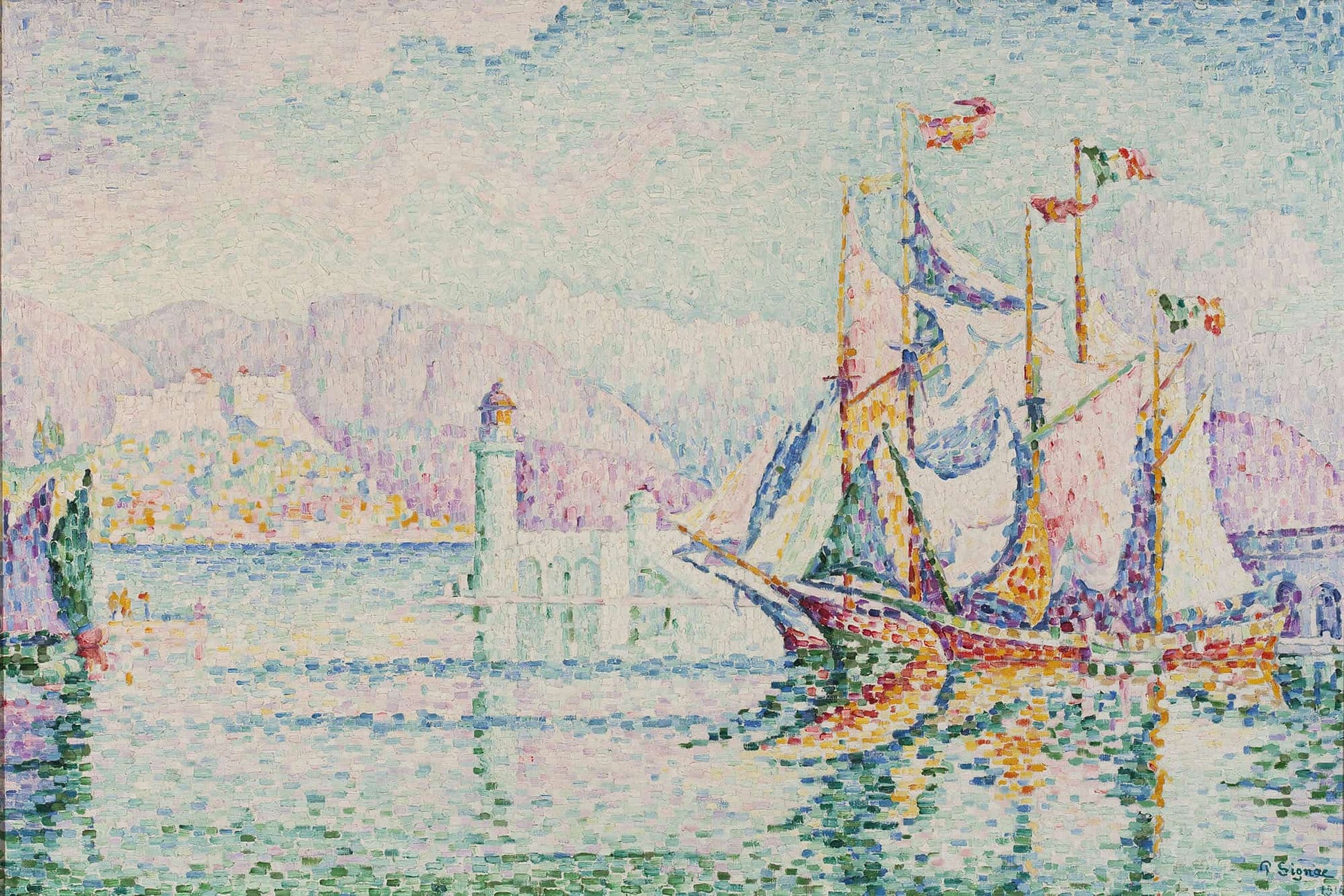 Antibes Morning by Paul Signac