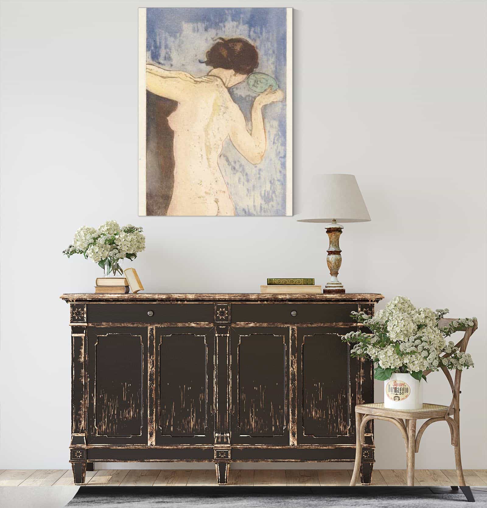 Antique Mirror   by Arthur Bowen Davies