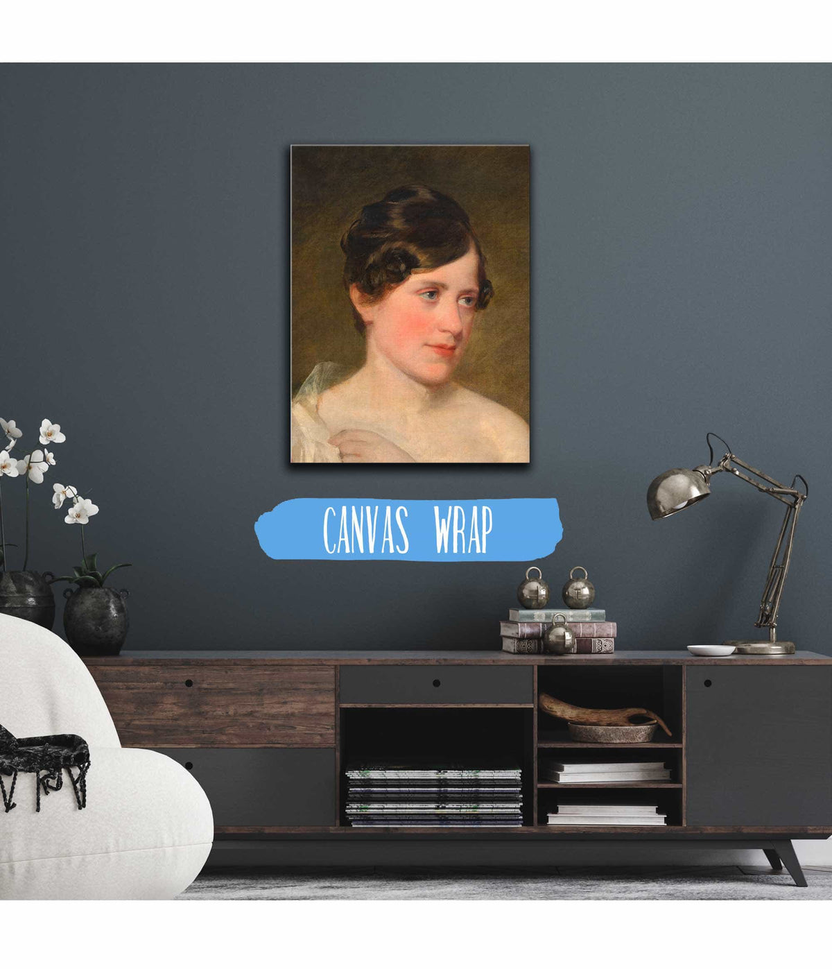 Antonie Amerling  Gattin Des Kunstlers by Friedrich Von Amerling