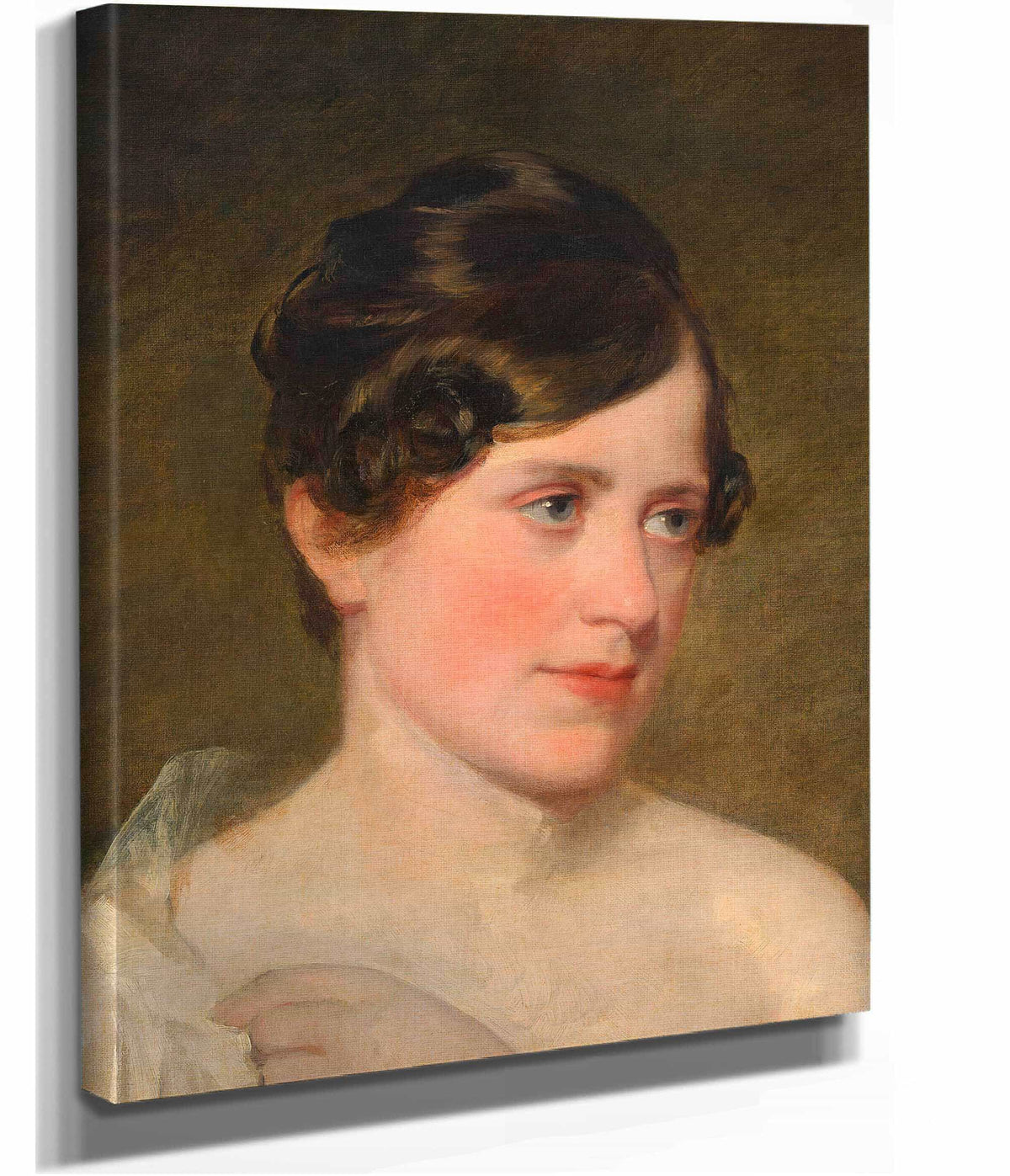 Antonie Amerling  Gattin Des Kunstlers by Friedrich Von Amerling