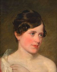 Antonie Amerling  Gattin Des Kunstlers by Friedrich Von Amerling
