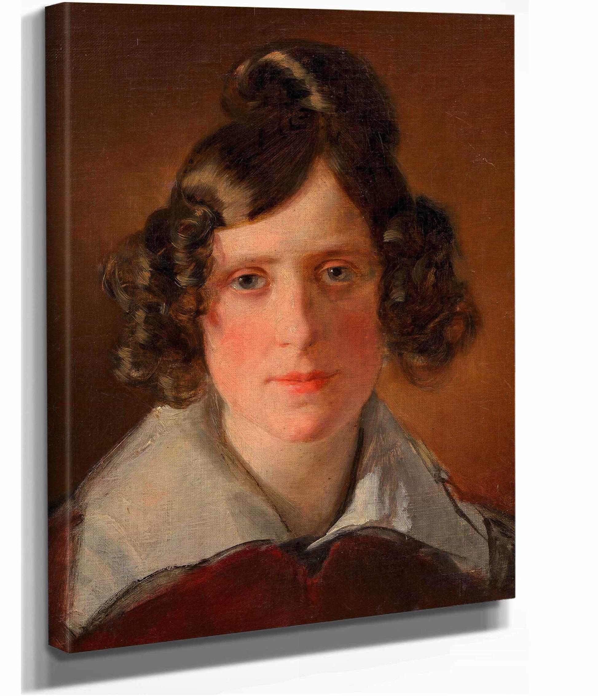 Antonie Amerling Geb Kaltenthaler  Frau Amerlings by Friedrich Von Amerling