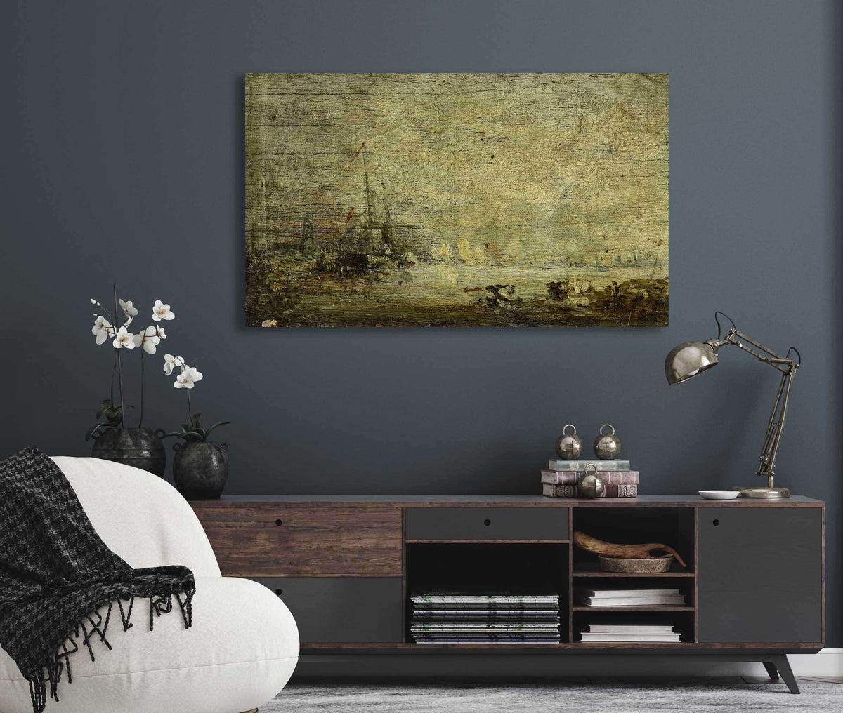 Anvers Marine by Felix Ziem