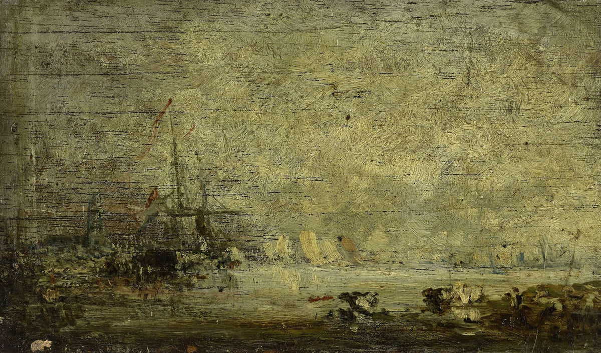 Anvers Marine by Felix Ziem