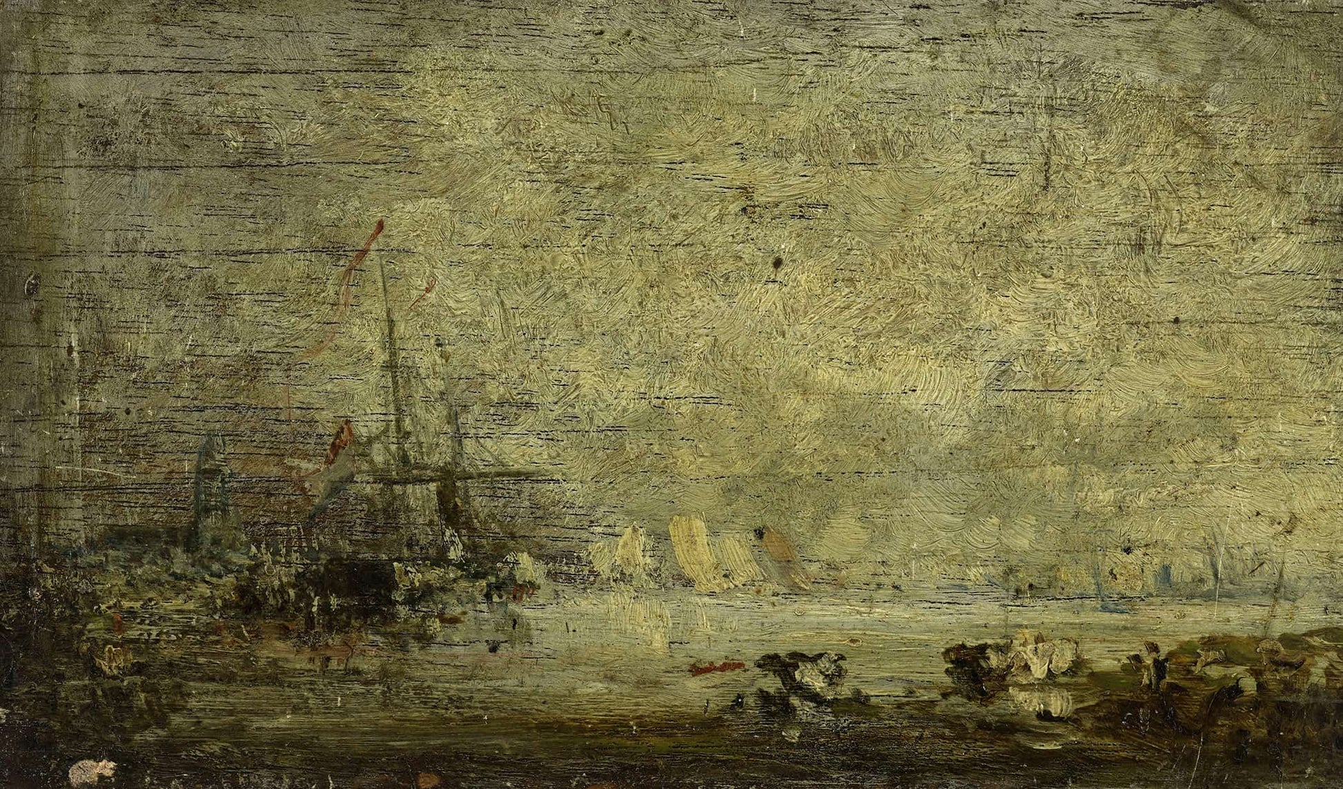 Anvers Marine by Felix Ziem