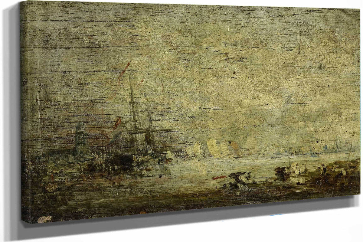 Anvers Marine by Felix Ziem