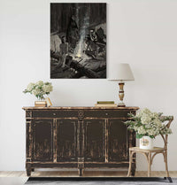 Apache Signal Fire by Frederic Remington