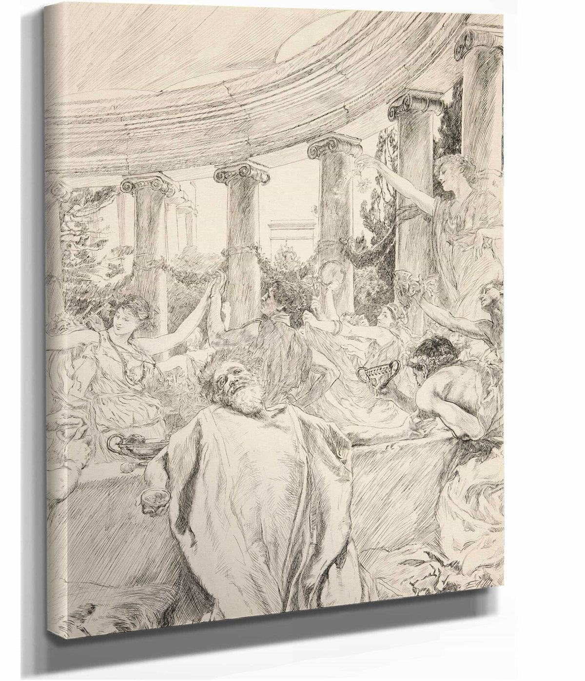 Apemantus Hoy Day What A Sweep Of Vanity by Edwin Austin Abbey