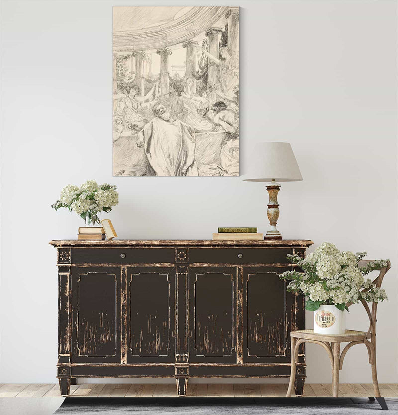 Apemantus Hoy Day What A Sweep Of Vanity by Edwin Austin Abbey