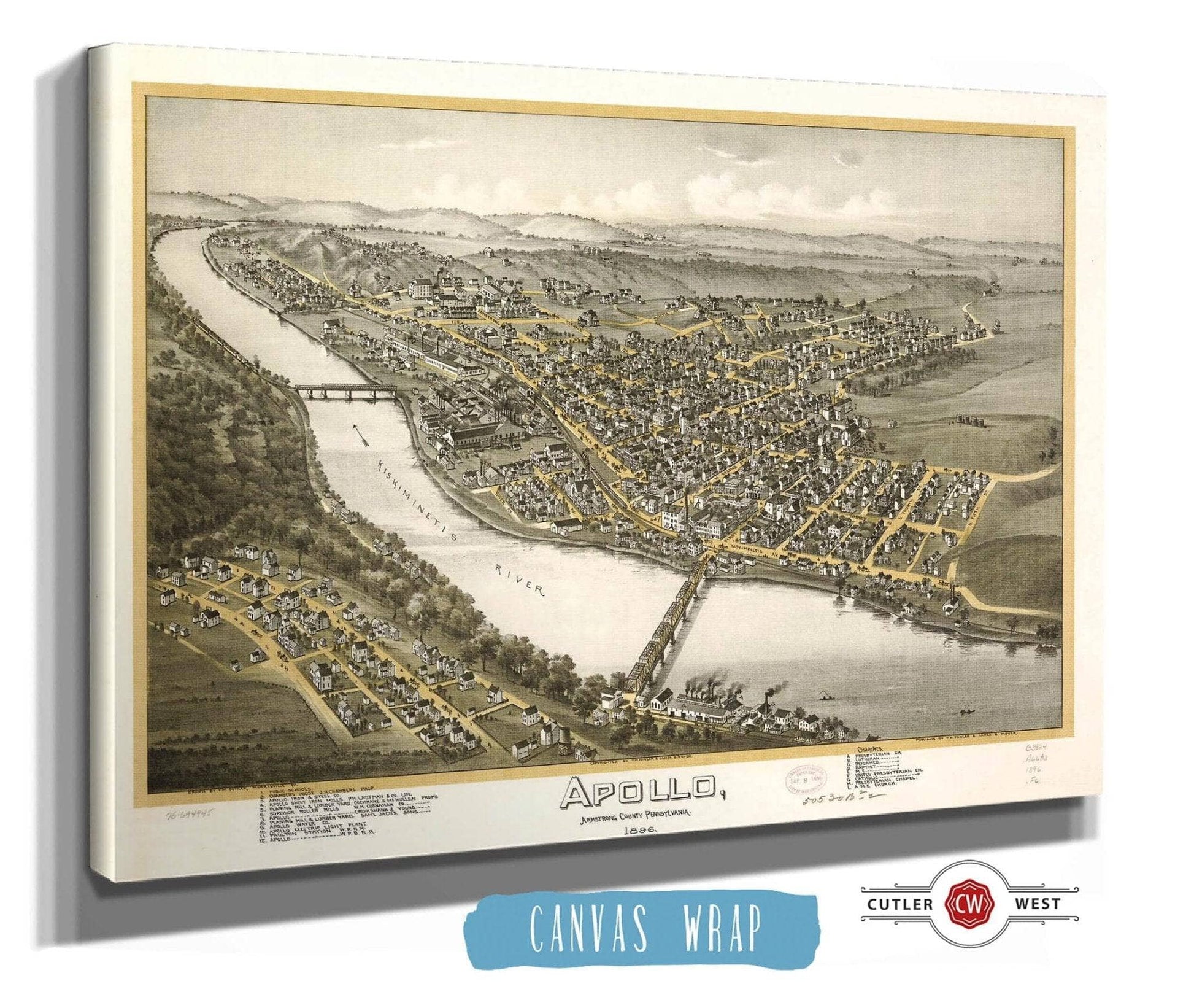 Apollo Armstrong County Pennsylvania 1896 State of Pennsylvania