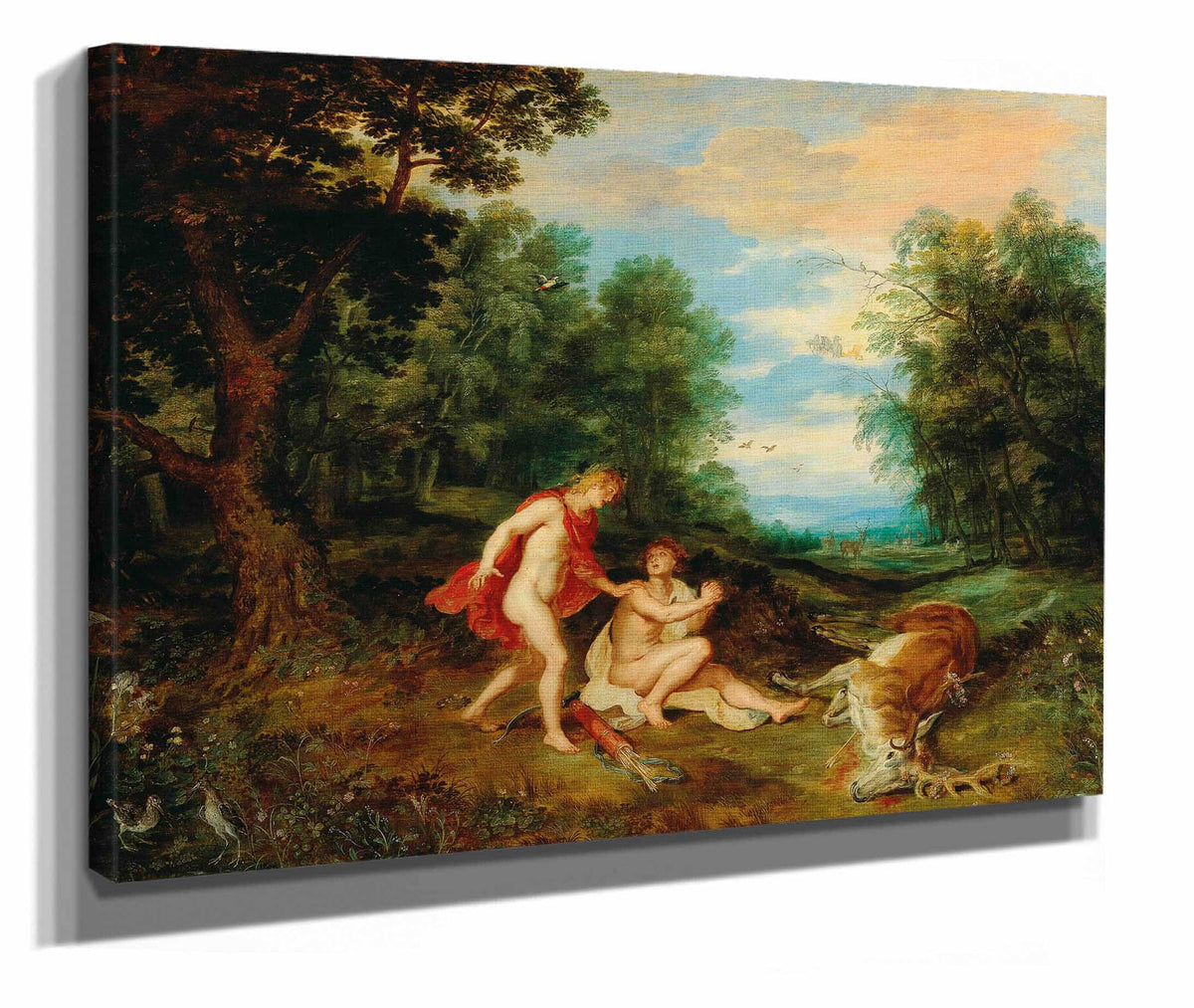 Apollo Comforting Cyparissus by Jan Brueghel The Younger