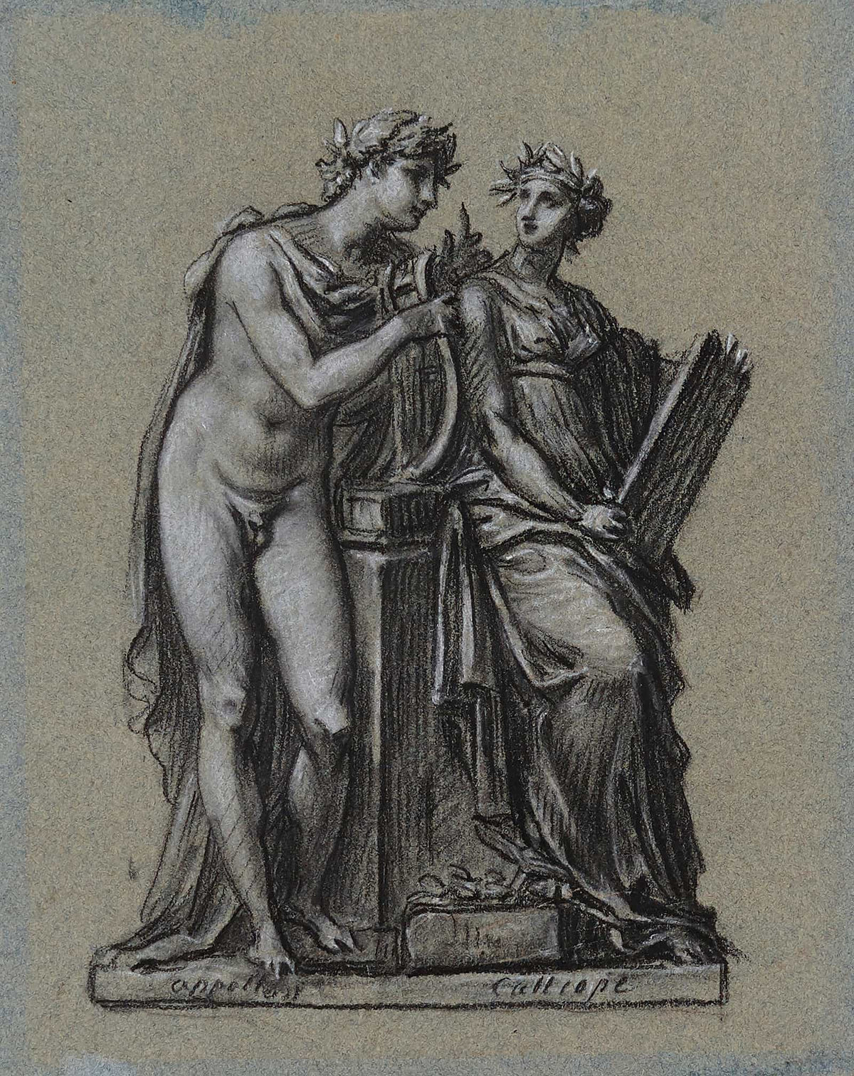 Apollon Et Calliope by Pierre Paul Prudhon