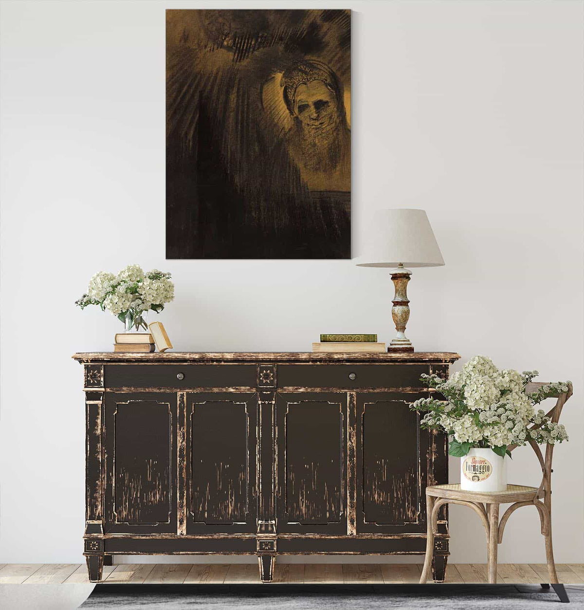 Apparition   by Odilon Redon