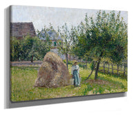 Apple Trees In Eragny Sunny Morning by Camille Pissarro