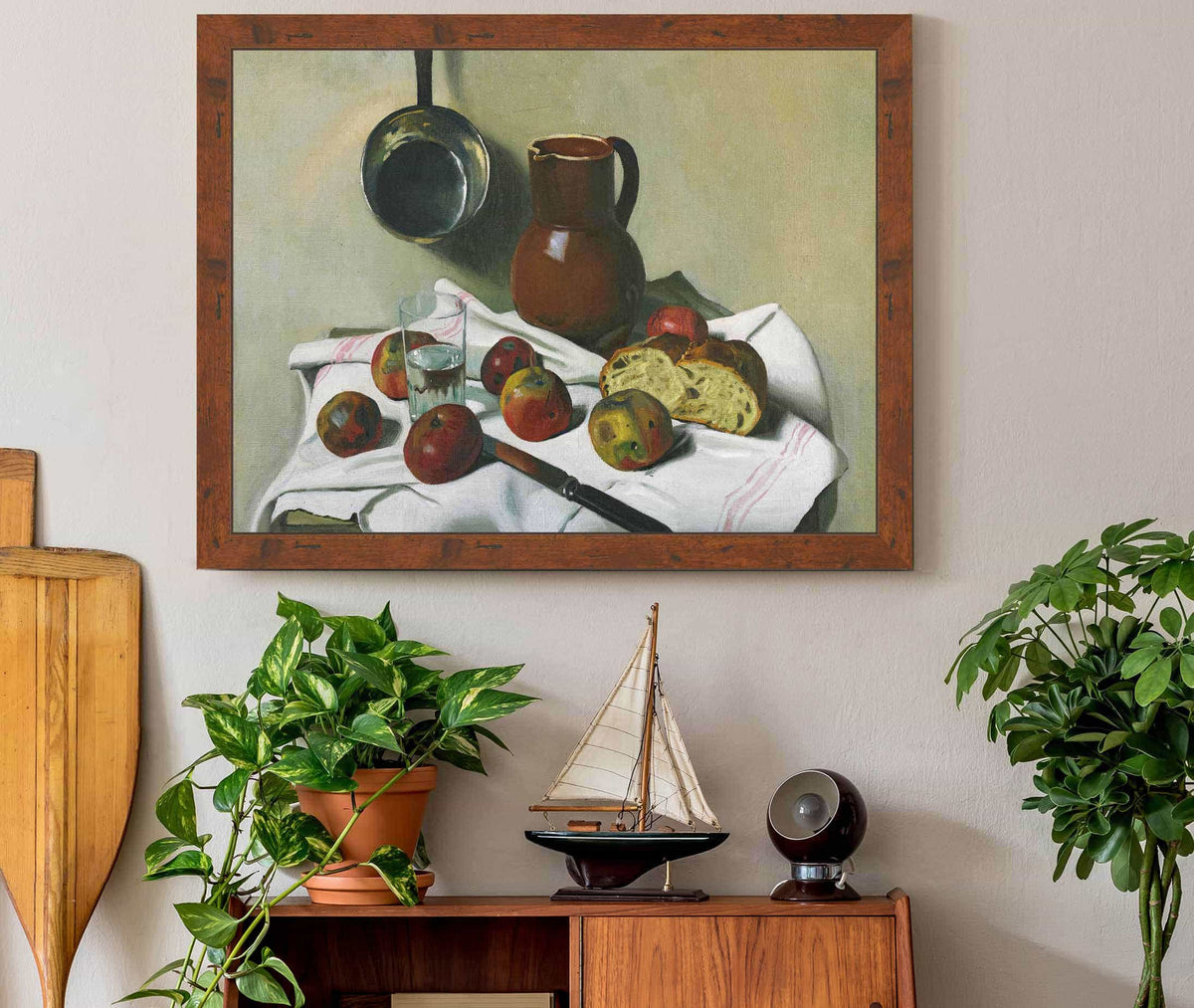 Apples Jug Glass Of Water And Tin Pan by Felix Vallotton