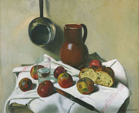 Apples Jug Glass Of Water And Tin Pan by Felix Vallotton