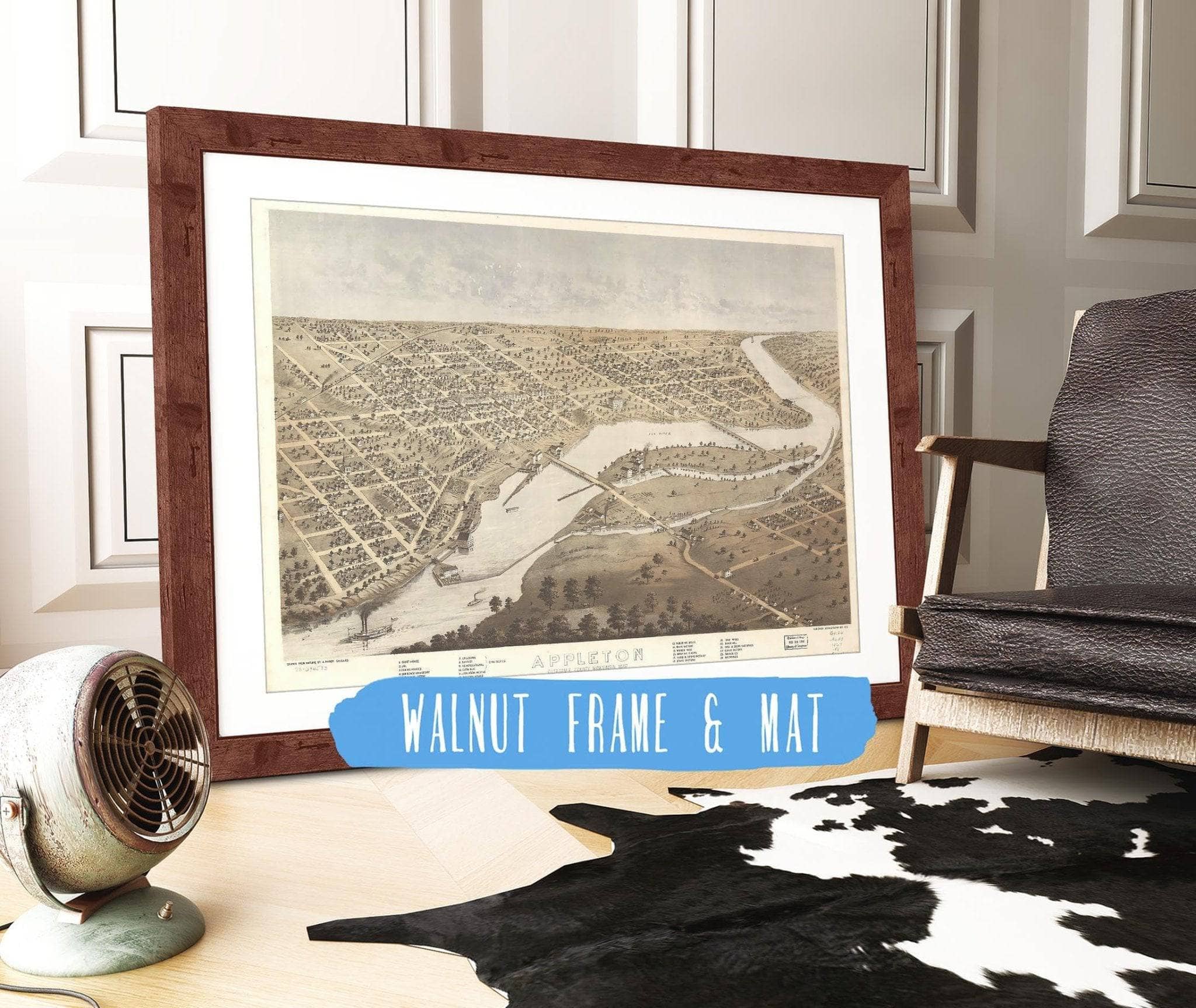 Appleton Outagamie County Wisconsin 1867 State of Wisconsin