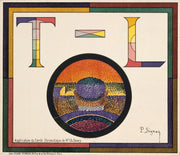 Application Of Charles Henrys Chromatic Circle Theatre Libre Playbill Of January by Paul Signac