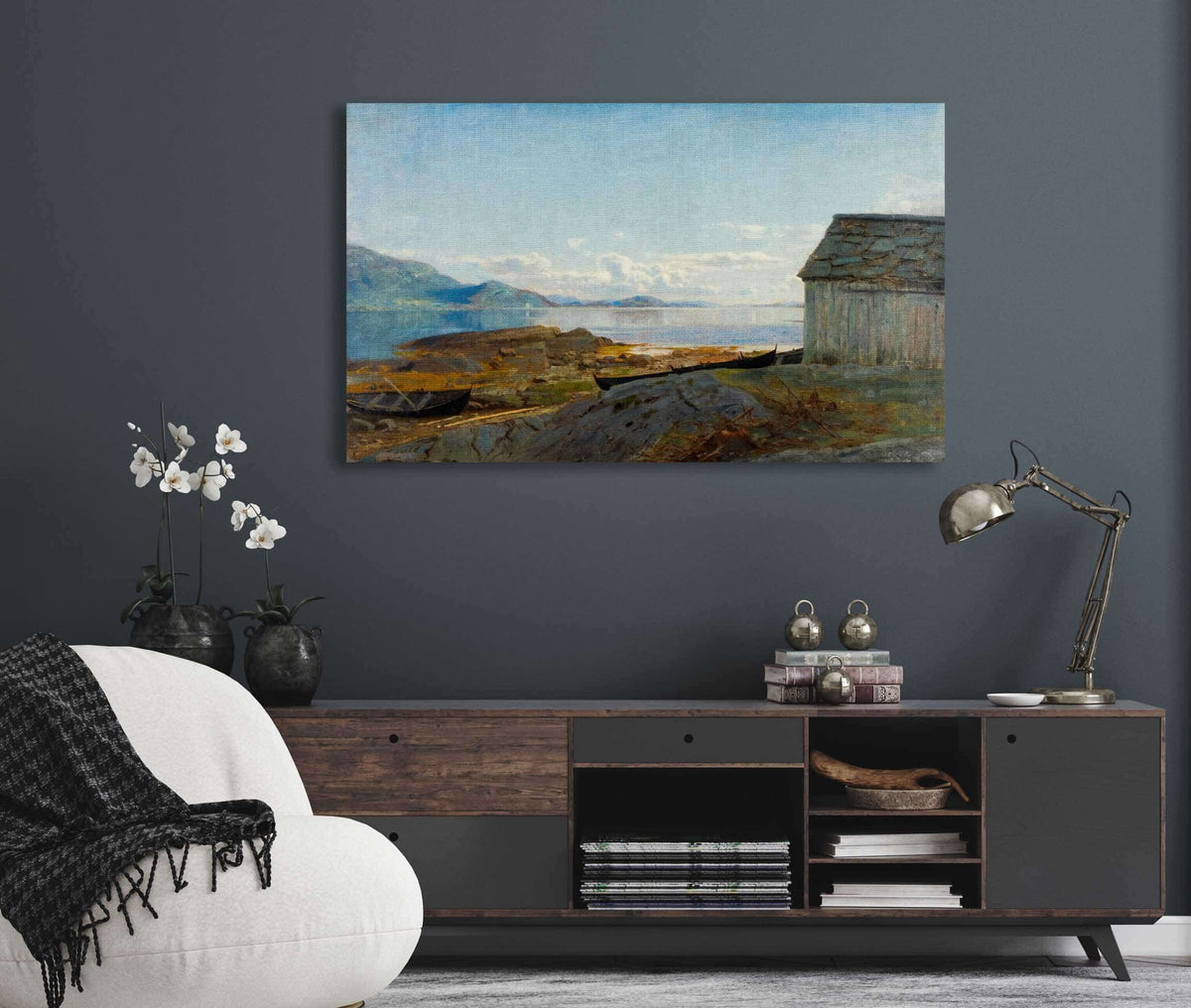 Approach To Hardanger Olve By Amaldus Nielsen