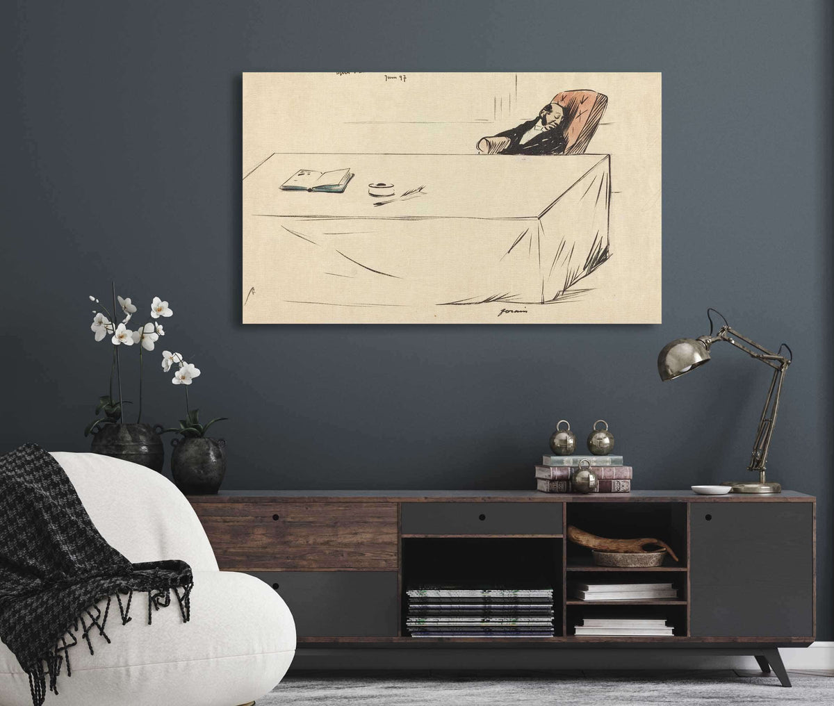 Apres Lattentat Juin by Jean Louis Forain