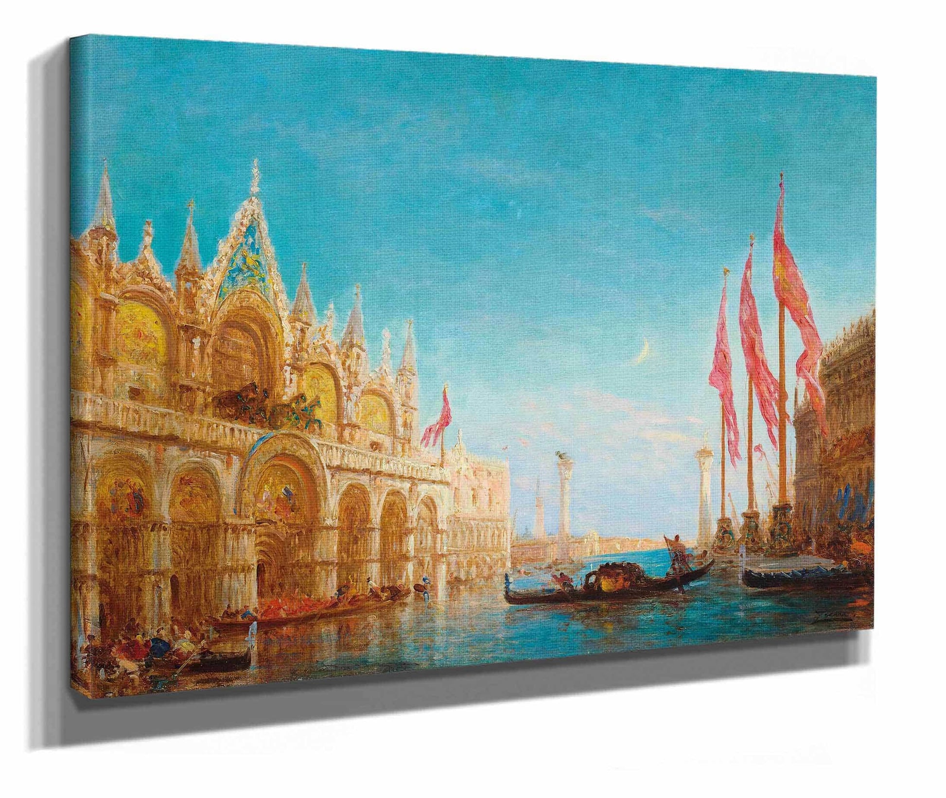 Aqua Alta by Felix Ziem