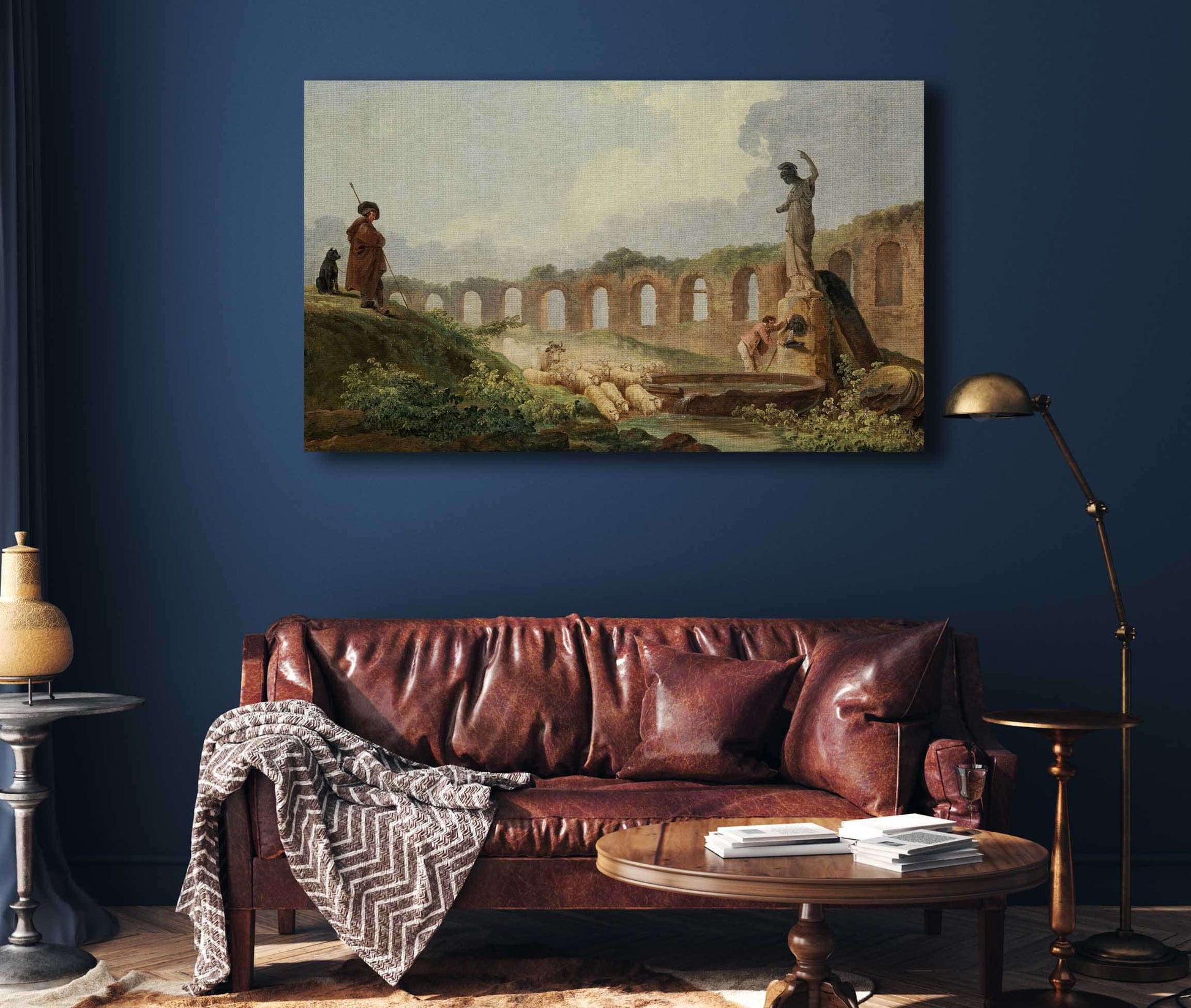 Aqueduct In Ruins by Hubert Robert