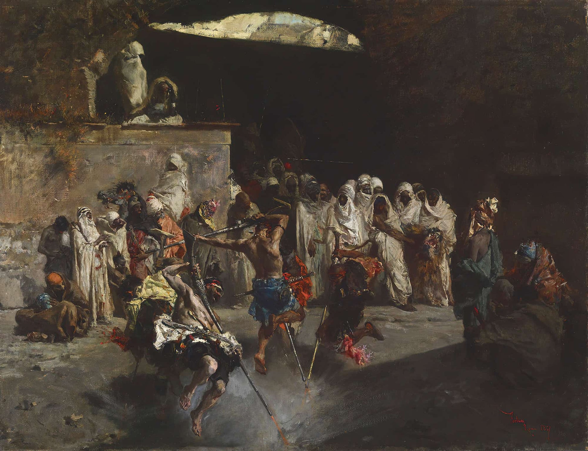 Arab Fantasia Ca by Mariano Fortuny Marsal