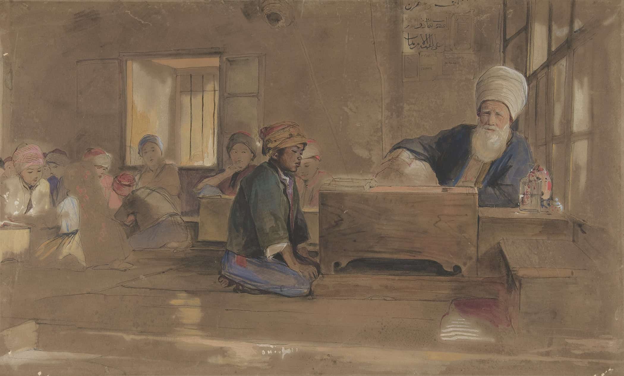 Arab School   by John Frederick Lewis