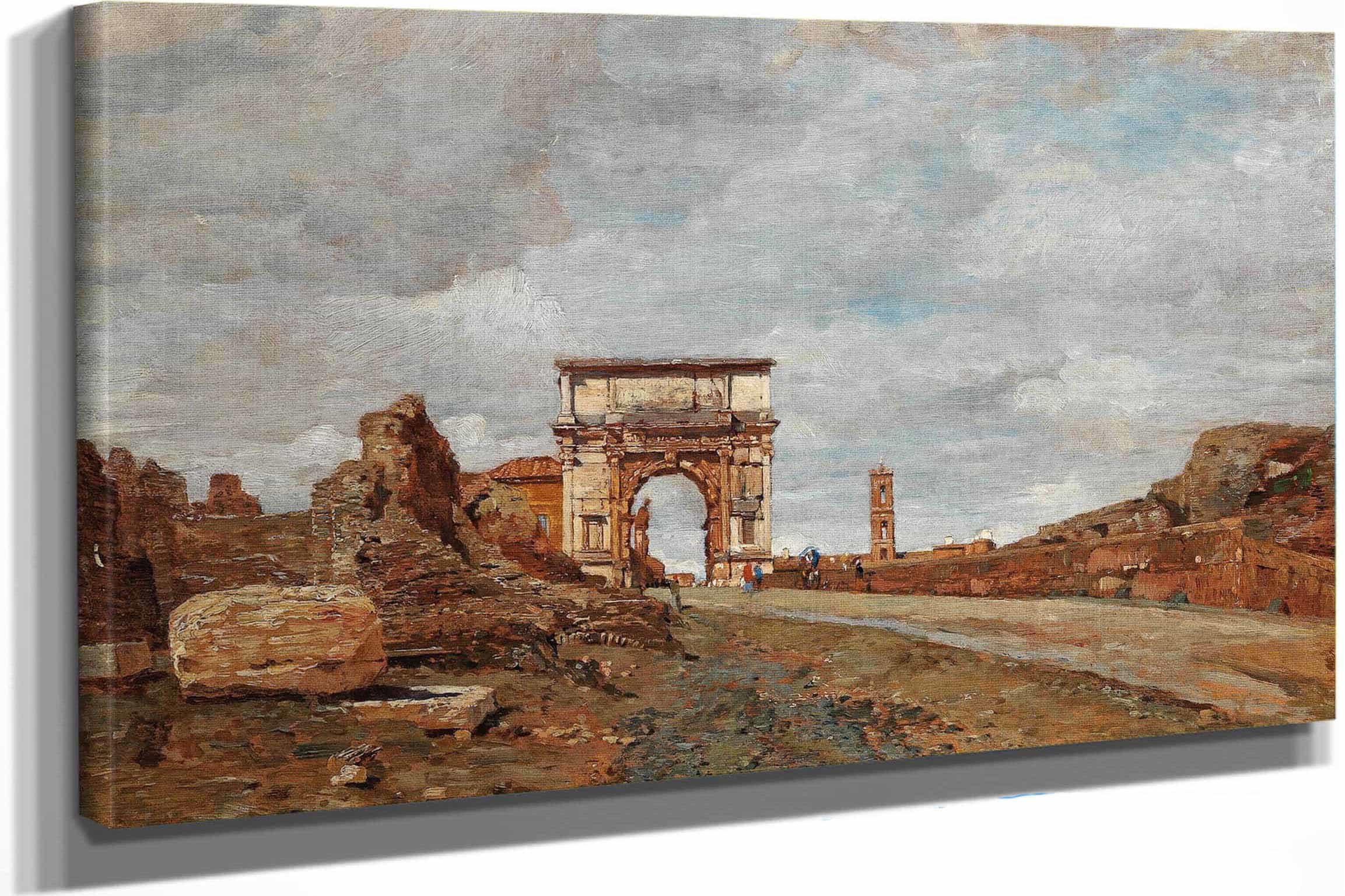 Arch Of Titus Vespasian by Tina Blau