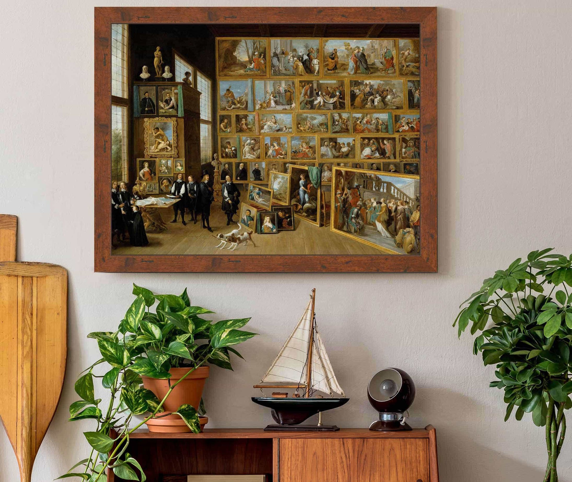 Archduke Leopold William In His Gallery At Brussels by David Teniers The Younger