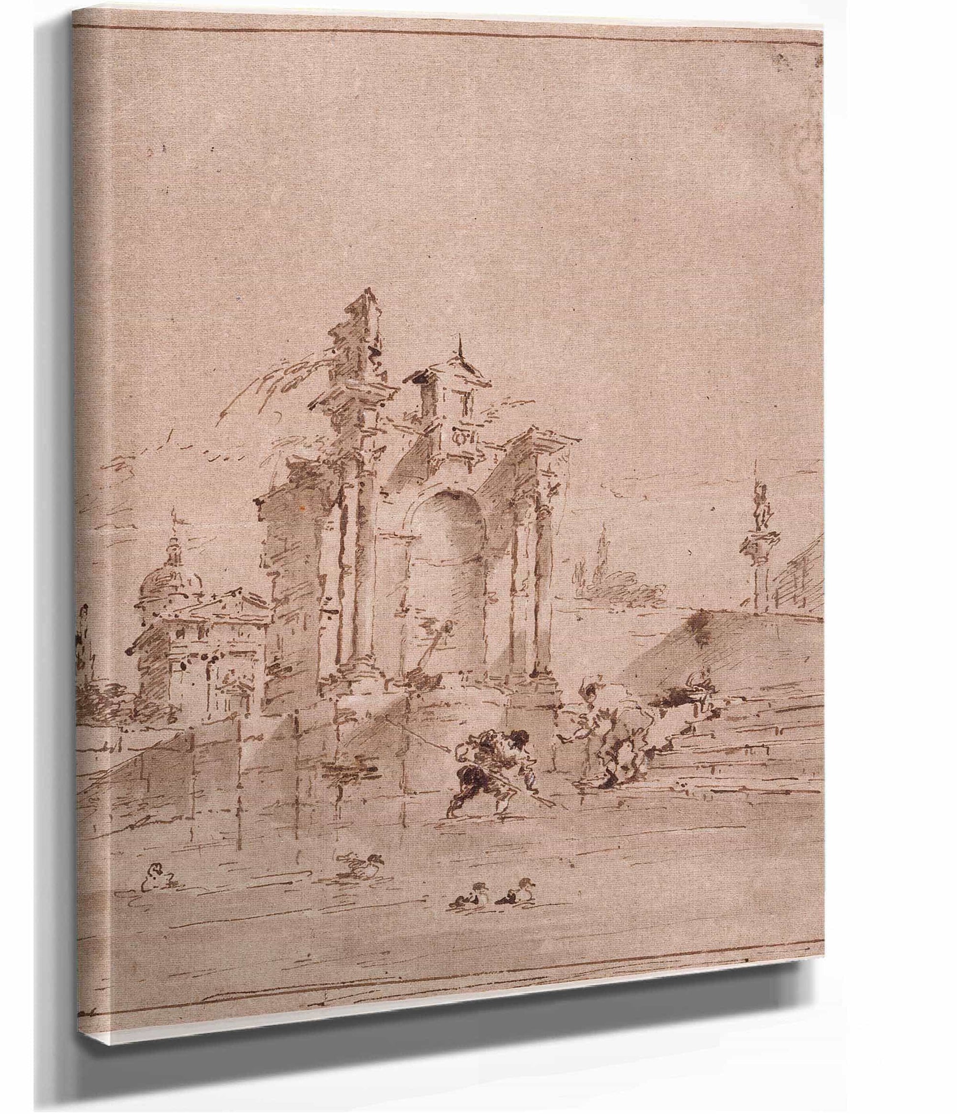 Architectural Capriccio by Francesco Guardi