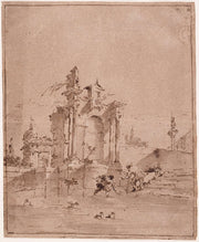 Architectural Capriccio by Francesco Guardi