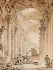 Architectural Composition With Ruins by Hubert Robert