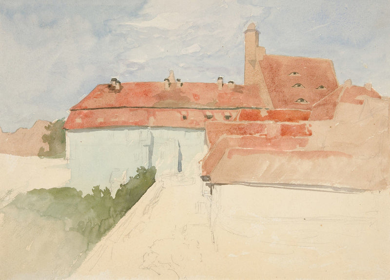 Architectural Study Iii by Edwin Austin Abbey