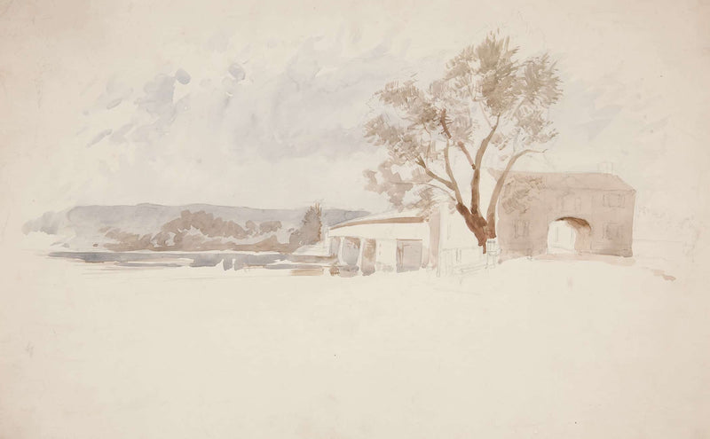 Architectural Study Iv by Edwin Austin Abbey