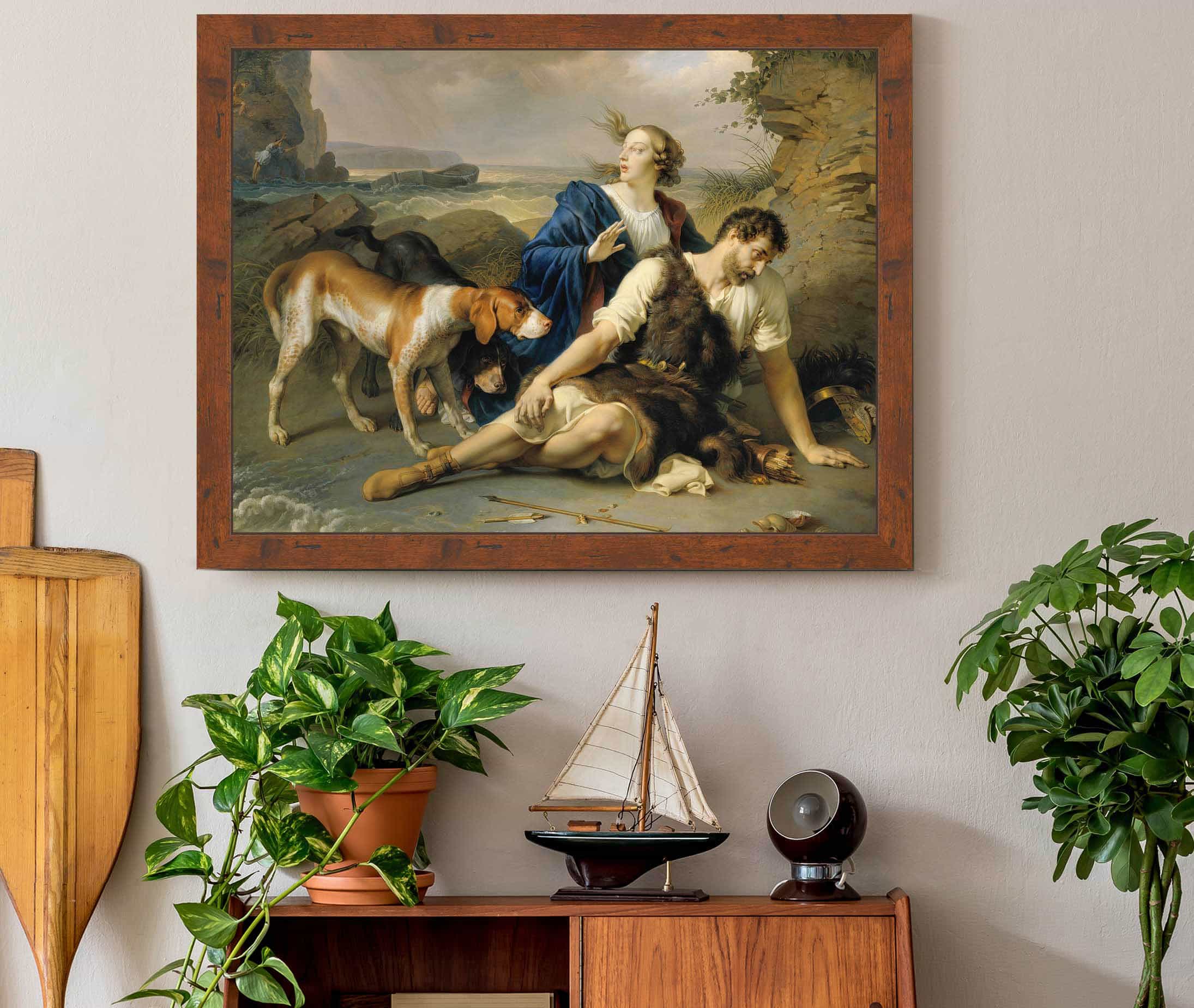 Arindal And Daura Around by Johann Peter Krafft